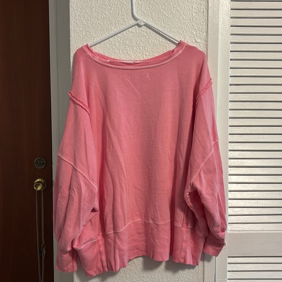 SALE $45! FREE PEOPLE $78 MSRP
We The Free Camden Sweatshirt EUC PINK SKY - Picture 5 of 6